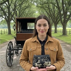 Coach Horse and Carriage Wristlet